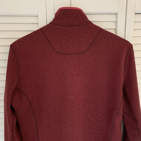 Arc'Teryx Womens Large Covert Cardigan Fleece Full Zip Up Jacket Sweater Maroon - Picture 12 of 13
